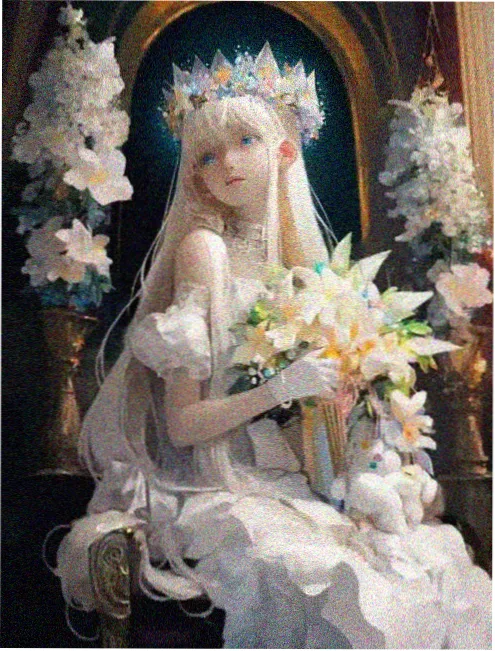 动漫少女全身写真巷口三连拍
